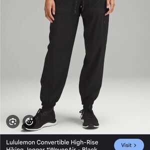 Lululemon High Rise Convertible Joggers